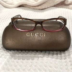 Gucci Glasses Brown Pink/Purple
